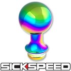 <!--F#f_0-->NEO CHROME SHIFT KNOB AND BOOT RETAINER/ADAPTER FOR MANUAL GEAR SHIFTER 12X1.25<!--F/-->