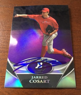 JARRED COSART 2011 TOPPS PLATINUM AUTOGRAPHED SIGNED AUTO BASEBALL CARD BPP27