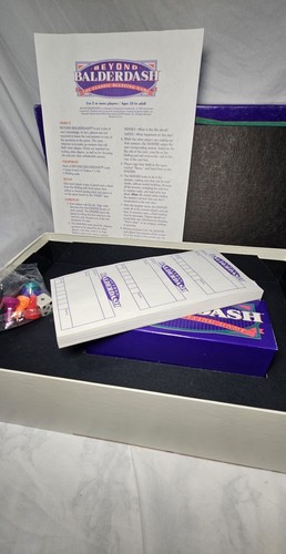 1995 Beyond Balderdash Classic Bluffing Board Game Hasbro. Complete - Picture 3 of 6