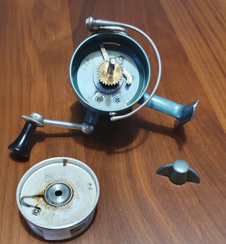 SPINNING REEL LUXOR-LUXE PEZON & MICHEL 1959 type A n°3825 Good condition - Photo 8/11