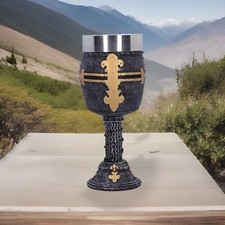 Crusader Knight Goblet Medieval Ornament Knights Chalice Templar Drinking Cup