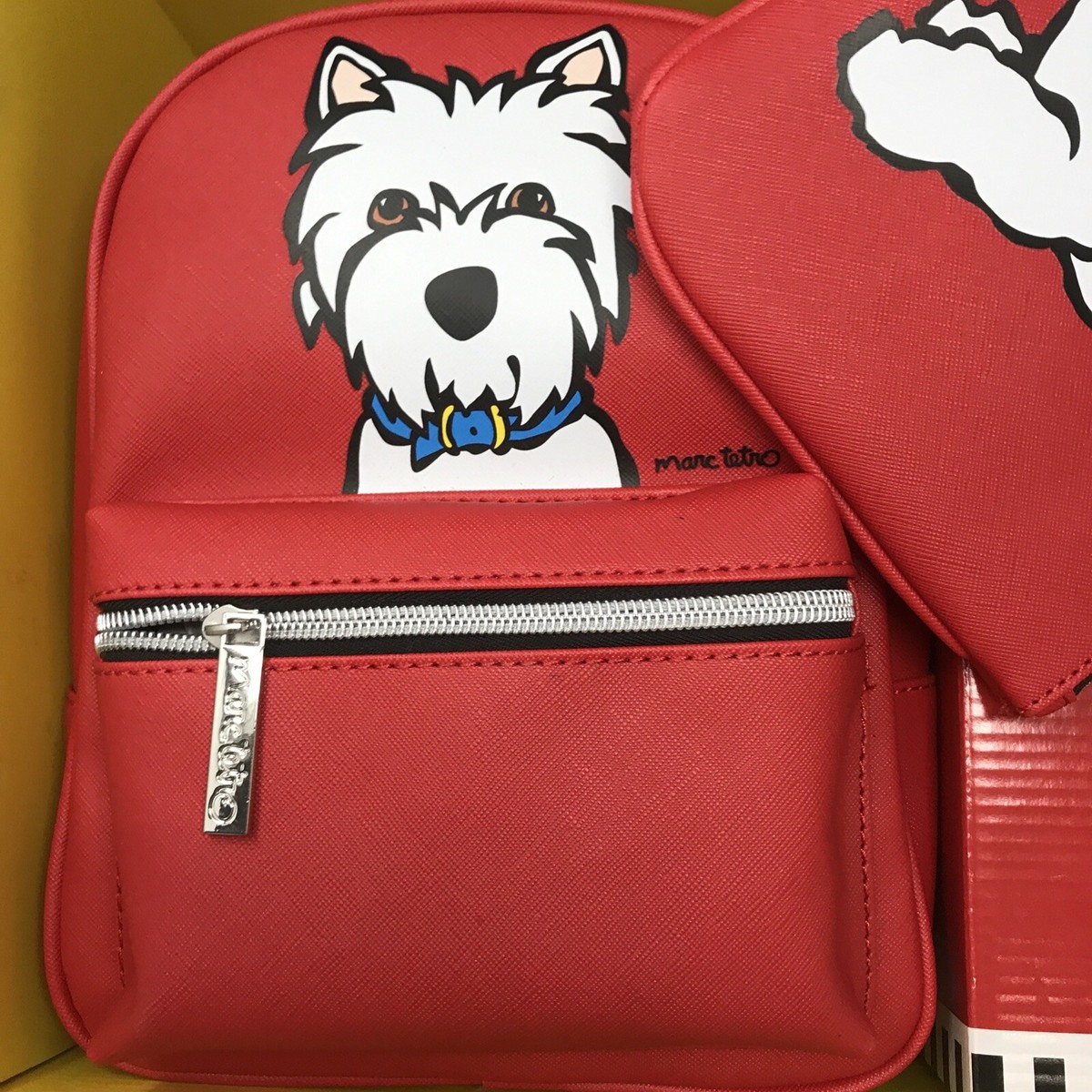 NWT Marc Tetro Mini Backpack & Wrist Clutch set w/Gift Box  display picture 3