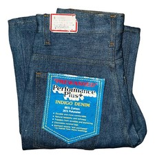 DEADSTOCK Youth Pre-Washed Indigo Denim Talon 42 Bell Bottom Jeans Size 14 Slim