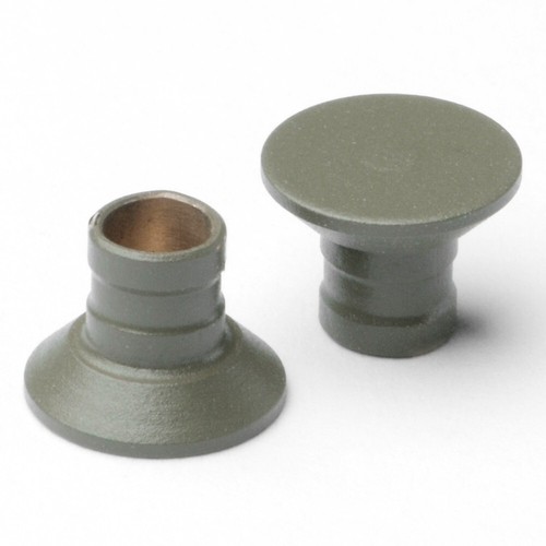 FLASH SOCKET TERMINAL CAPS COVER OLIVE 4 LEICA M4 M4-P M5 M6 / LM-NI-B4-O - Picture 2 of 4
