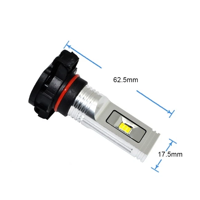 Alla Lighting 2504 12-LED 灯泡 6000K 金色黄色 LED 雾灯替换件 — 第 4/4 张图片