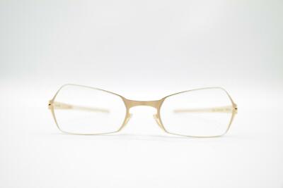 IC! Berlin Cem Gold Oval Glasses Eyeglass Frame New