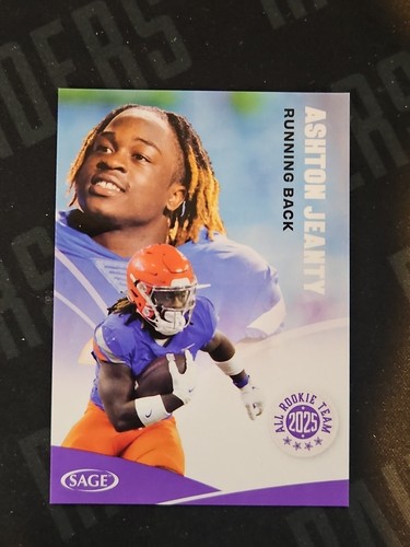 2025 Sage Ashton Jeanty Raiders RC Purple #162