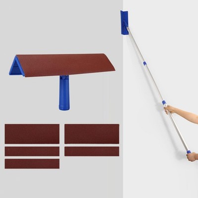 Handle Sander Sandpaper Holder, Sandpaper Block 360° Rotation Construction
