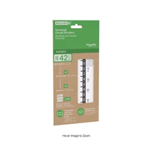 Load Center and CSEDs Universal Circuit Directory Kit 42-Labels Electrical Panel