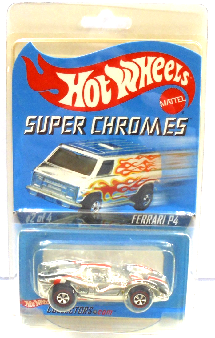 【超レア】ホットウィール RLC フェラーリ P4 スーパークローム 2003 Hot Wheels Redline Club Super Chromes Ferrari P4 6135/12500