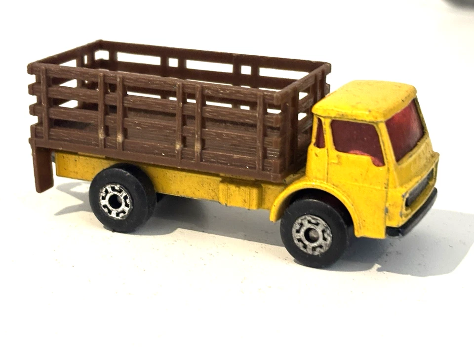 Camión de ganado Matchbox Superfast No.71 1976 1,64 diecast clásico Dodge F3 Foto 2 de 4