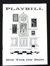 VINTAGE DECEMBER 23, 1957 PLAYBILL NEW YORK CITY BALLET PROGRAM, MARIA TALLCHIEF