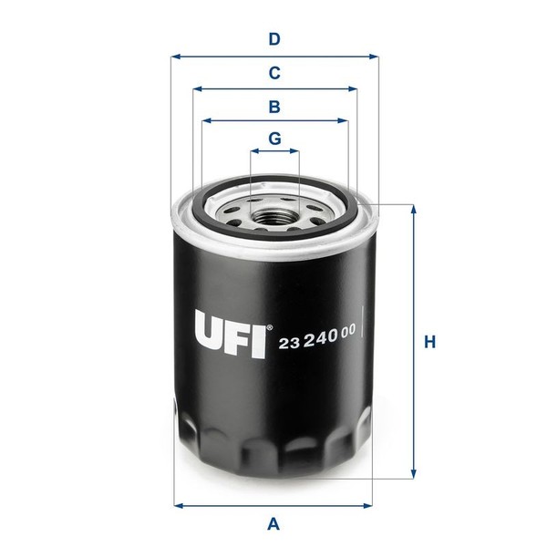 UFI 23.240.00 ÖLfilter FüR Ford Infiniti Passend FüR Nissan-image