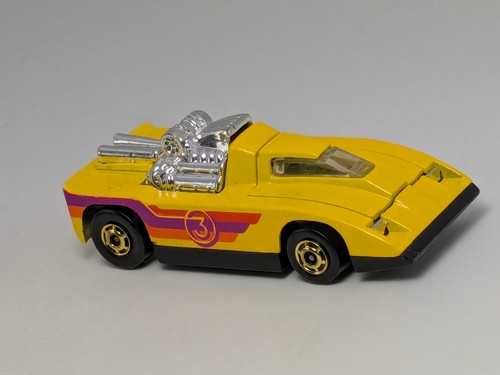 Coche fundido a presión Hot Wheels Hot Ones Cannonade amarillo 1691 Hong Kong GHO 1980 de colección - Imagen 1 de 7
