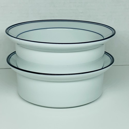 2er Set Dansk Concerto Allegro blau - 6,75" Obst-/Müslischalen mit Rand 16 Unzen - Bild 2 von 18