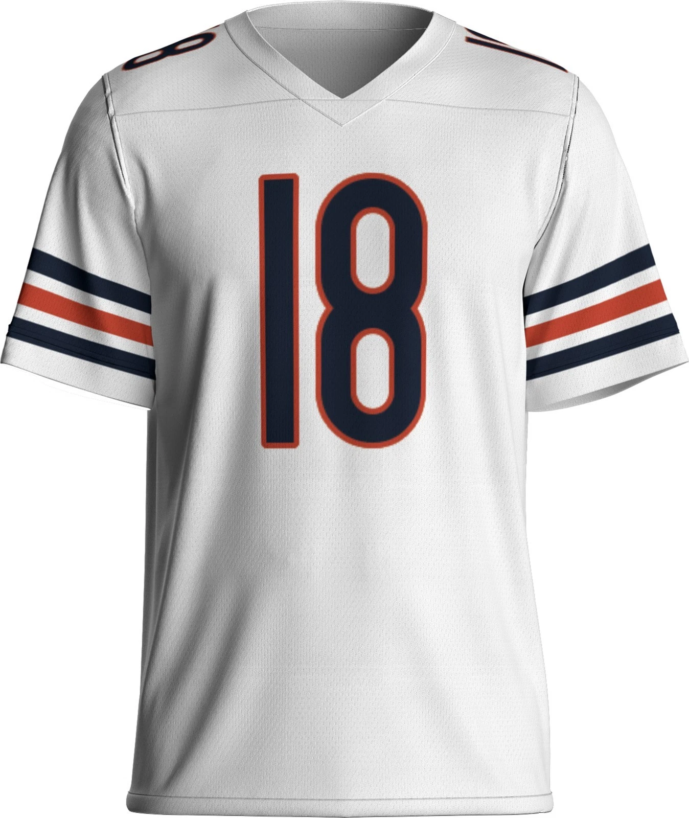 Custom Caleb Williams White Jersey