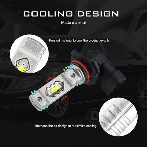 9006 HB4 LED Headlight Bulb Conversion Kit Low Beam White Super Bright 6000K - Picture 11 of 15