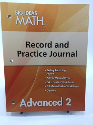 BIG IDEAS MATH Advanced 2: Record & Practice Journal 9781608405305| eBay