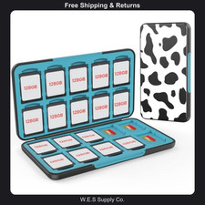 HEIYING SD Card Holder Case for 40 Memory Cards - Protective ABS Plastic
