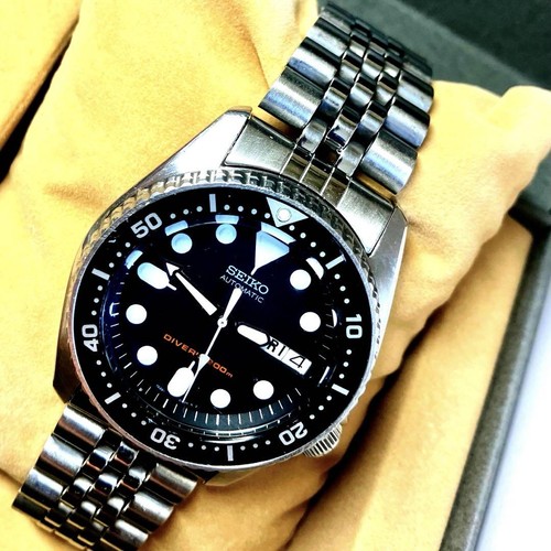 Rare SEIKO Black Boy Diver 38mm Automatic Watch SKX013 Excellent Condition - Picture 7 of 9