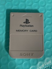 Sony PlayStation 1 Gray Memory Card Original