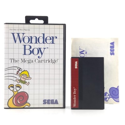 Sega Master System: Wonder Boy - Modul Anleitung OVP (PAL EUR)