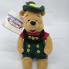 Disney Store Winnie The Pooh Bean Bag Plush Small October Fest Toy With Tag