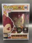 Funko Pop! DBZ Super Saiyan God Vegeta #1868 Chase Glow Chalice Exclusive