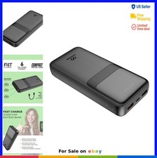 Portable Charger 20000mAh Power Bank USB-C PD 20W Fast Charging USB-A Port