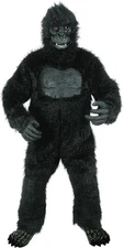 Seasons Deluxe Ape Costume with Feet (One Size Fits Most) OPEN BOX