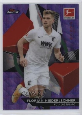 2020 Finest Bundesliga Purple Wave Refractor /250 Florian Niederlechner #5 2d9