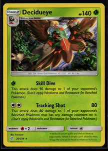Decidueye 20/236 Holo Rare Cosmic Eclipse
