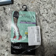 Love Your Assets by Sara Blakely SPANX Shaping Tights Textured Black NEW~ Size 2