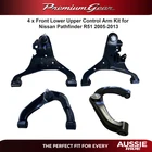 4 x Front Lower Upper Control Arm Kit for Nissan Pathfinder R51 2005-2013