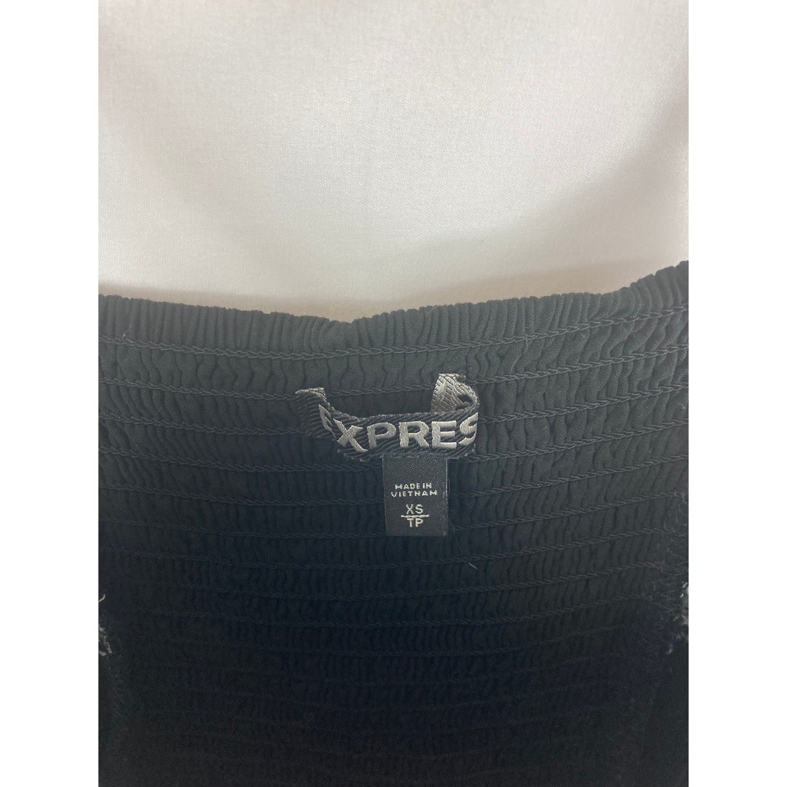 Express patterned button top strapless mini dress… - image 3