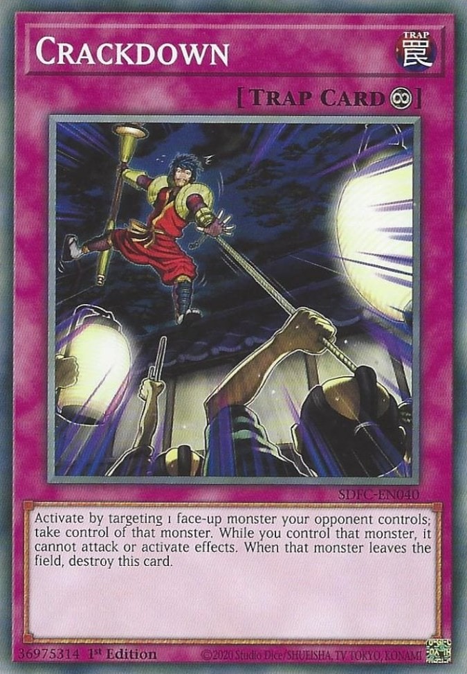 Structure Deck: Freezing Chains #SDFC-EN040 Crackdown