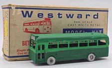 WESTWARD MODELS BET STYLE BUS OO 4MM SCALE WHITE METAL KIT BUILT MODEL