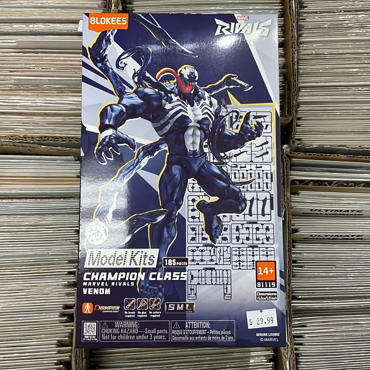 Blokees Marvel Rivals Venom Champion Class CC08 Model Kit Sealed