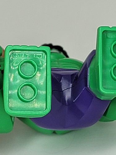 LEGO® Minifigure Super Heroes sh0095 Hulk w/Black Hair and Dark Purple Pants R15 - Bild 5 von 5