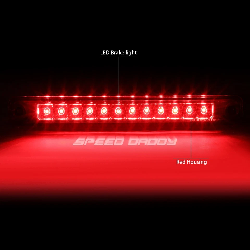 PARA HONDA RODEO ISUZU PASAPORTE 93-97 LED TERCERA LUZ DE FRENO TRASERA LÁMPARA ROJA Foto 2 de 4