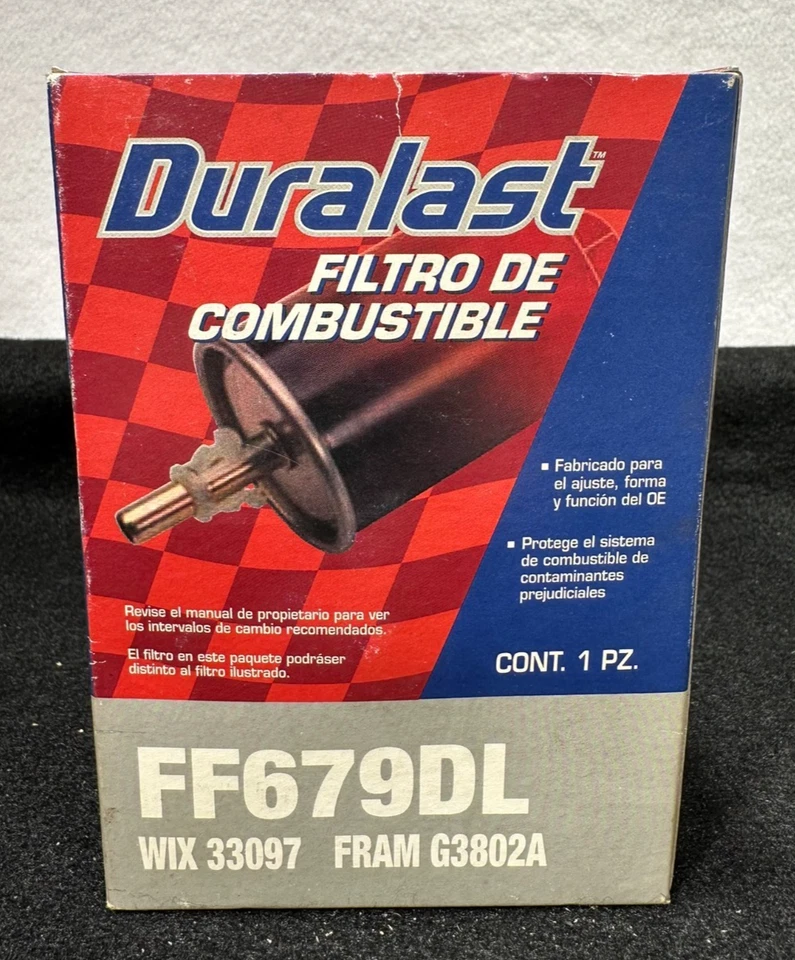 FF679DL, filtro de combustible Duralast - NOS Foto 2 de 4