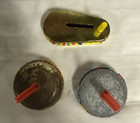 VINTAGE 1950’s 60’s PARTY NOISEMAKER NEW YEARS BELLS CLOCKS LADIES - SET OF 3 — photo 3