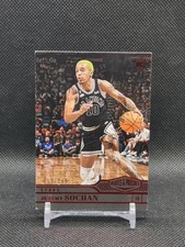 4313G 2022 Panini Chronicles Plates & Patches Jeremy Sochan #308 Red /149 (RC)