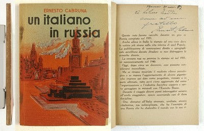 Ernesto Cabruna Ein Italiener in Russland (1935) Edit. Le massime ca 1950 Autogramm