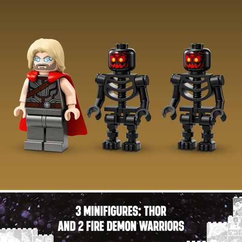 LEGO Marvel Thor vs Surt Battle Toy Birthday Present Blocks Boys Girls Kids Ages - Picture 5 of 6