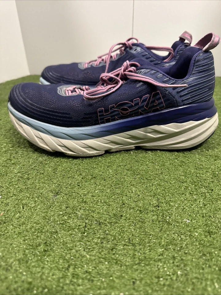 Кроссовки беговые Hoka One One женские Bondi 6 разноцветные 1019270 MBRB низкий верх 7,5 - Изображение 3 из 4