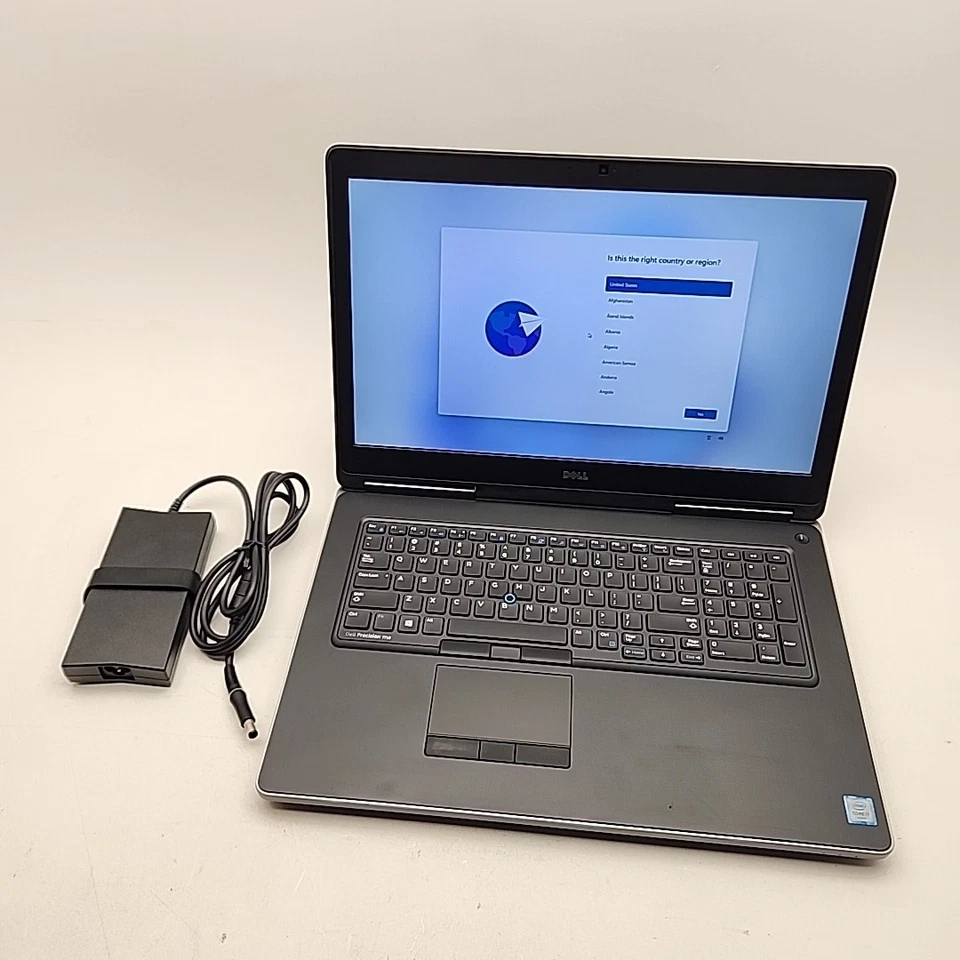 Dell Precision 7710 17" i7-6820HQ 32GB 500GB SSD AMD R9 M375X Windows 11 Pro Foto 2 de 4