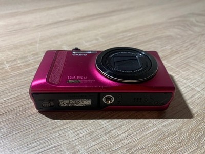 Excellent ] CASIO EXILIM EX-ZR200 16.1MP Red Compact Digital