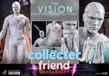 IN STOCK Hot Toys TMS054 Marvel Vision Wandavision White 1/6 Scale Figure NEW