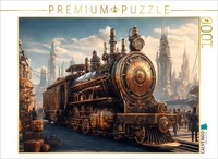 Calvendo Puzzle Dampflock Im Bahnhof | 1000 Teile Lege-GrößE 64X48Cm Foto-Puzzle